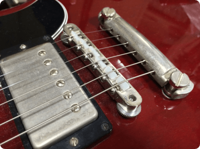 SGのブリッジ（ABR-1）サドルをナイロン（樹脂）製に交換してみた