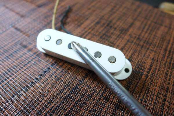 ギターピックアップ シングルコイル アルニコV ネックミドルブリッジセット ブロンズ エレキギター 改造 修理 カスタム交換 - www