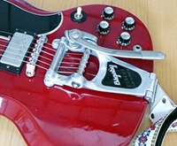SG にBigsby B7を改造取り付け