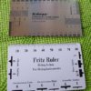 Fritz ruler/Baroque ruler～ギターの調整に便利なカードサイズの定規セット