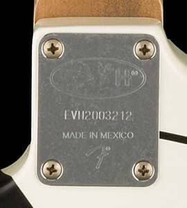EVH STRIPED SERIES '78 ERUPTIONはメキシコ製