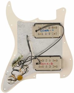 Fender Custom ML CuNiFe Wide-Range Humbucker Pre-Wired Stratocaster Pickguard裏面