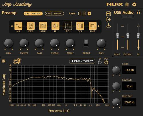 NUX Amp Academyに搭載のエディターソフト