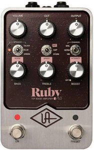 Universal Audio UAFX Ruby '63 Top Boost Amplifier