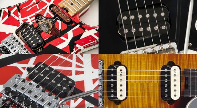 ヴァン・ヘイレン愛用の歴代のギターに共通するのはピックアップがボディーに直付けのダイレクトマウントだということ。