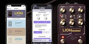 Universal Audio UAFX Lion '68 Super Lead AmpはUAFX アプリでサウンドをカスタマイズ可能です。