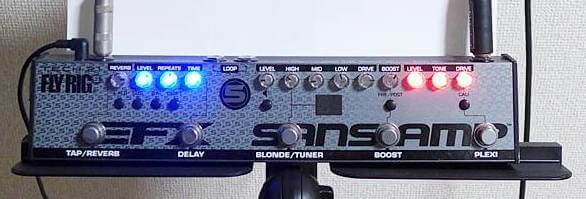 KraftGeek Capsule Music Standとマルチエフェクター