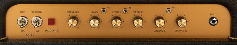 SUHR SL-15 ( 15W ) のコントロール